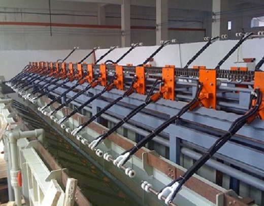 Automatic climbing type circular production line