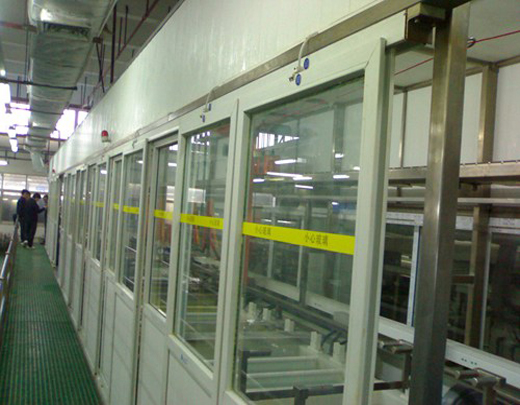 Automatic single arm electroplating line
