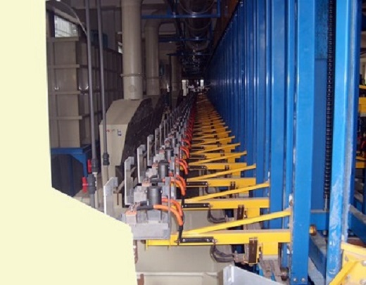 Automatic vertical lifting single rotate production line