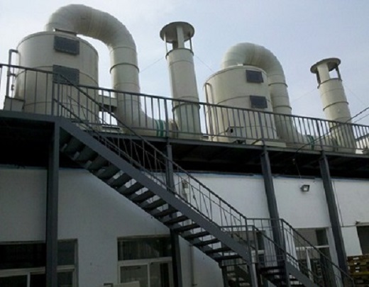 Organic gas carbon activated carbon absorption system