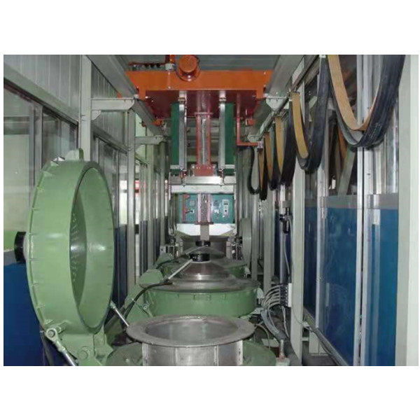 Automatic barrel plating line for screw lock