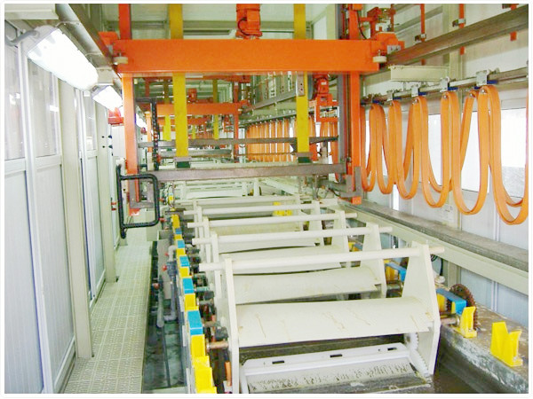 Automatic plastic ABS plating line