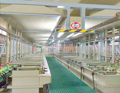 Automatic semiconductor plating line