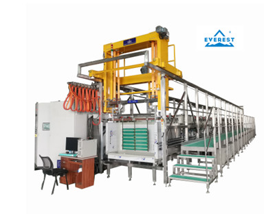 Automated Copper Tin Silver Plating Equipment for Busbars
