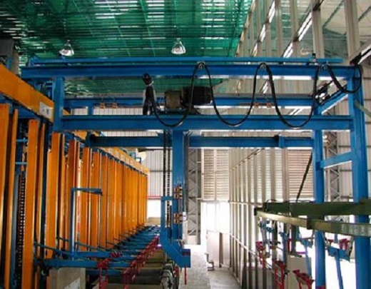 Automatic rack transfer machine