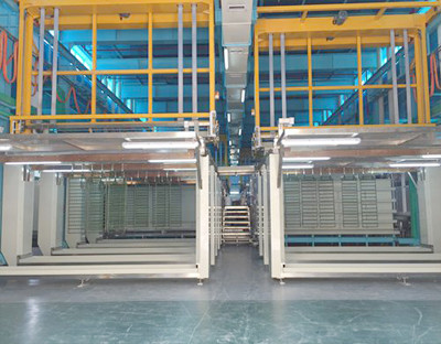 Hardware electroplating production line