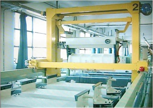 Automatic barrel plating line